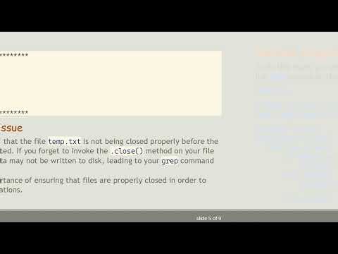 How to Use grep Effectively in Python: Fixing Common Issues with File Handling