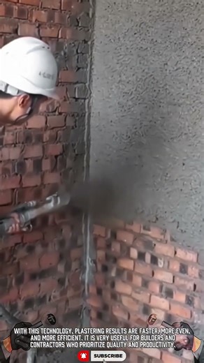 Reliable Wall Plastering Tools with Mortar Spray Machines for Builders #tool #precision #satisfying
