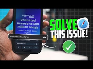 How to Hide Distracting Items in Safari on iPhone | Focus Mode for Browsing