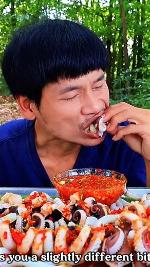 Ultimate Cuttlefish Tentacles & Thai Seafood Sauce Feast 🔥🦑 | Satisfying ASMR Mukbang