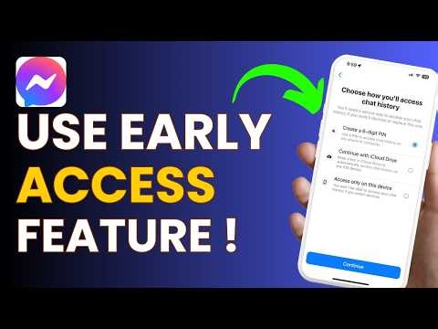 How To Use Facebook Messenger Early Access Features !