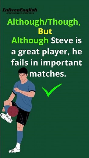 Conjunctions Although, Though or But || Grammar Capsule 64 || #Shorts