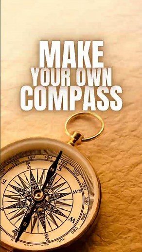 Make Your Own DIY Compass at Home! 🧭 Science Activity for Kids