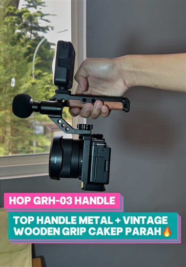 HOP GRH-03: Top Handle Metal Grip for Cameras