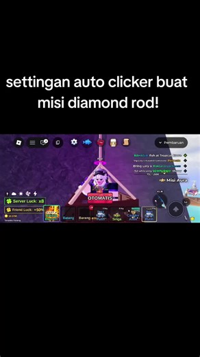 Settingan Auto Clicker Sempurna untuk Misi Diamond Rod