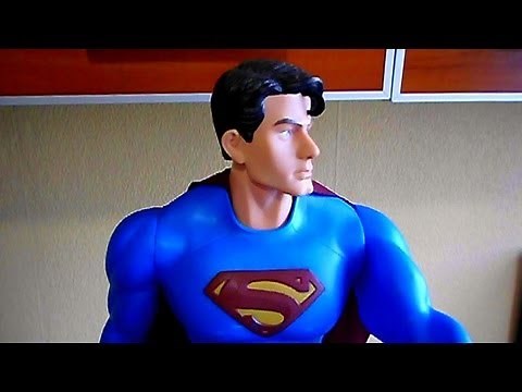 Superman 30" Inch Giant Size Rare Action Figure DC Comics Mattel - Człowiek ze Stali