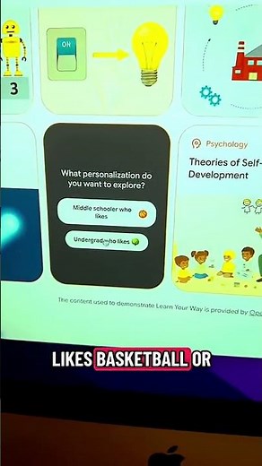 Google's Learn Your Way AI customizes textbooks to your interests. Join learnyourway.withGoogle.com