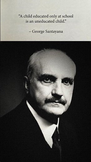 George Santayana's warning to students #education #wisdom #shorts