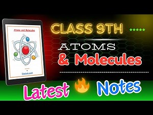 || Atoms and molecules| Best Notes |Class 9th| Science| Ch-2 notes|| ‎@Edustudy_point