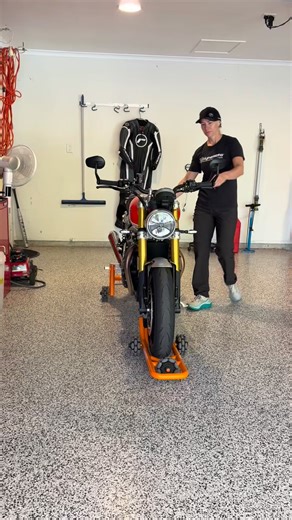 68K views · 325 reactions | Dynamoto Motorcycle Stands: Better stand. Better garage. Your bike deserves the best https://linktr.ee/dynamoto#motorcyclestorage #bmw #triumph #Dynamoto #SpeedTwin #m1000rr | Dynamoto | Facebook