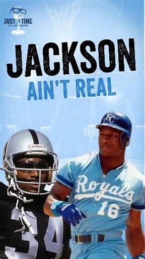 @thejustintimepod on Instagram: "Some athletes don’t walk into a clubhouse. They alter the laws of physics when they do. Bo Jackson wasn’t just big or fast or strong. He made grown professionals recalibrate what they thought a human body could do. When even elite NFL players pause and stare, you’re dealing with something closer to myth than matchup. That’s what separates legends from stories we still tell decades later. 🎙️Tune into the full episode with Mark Gubicza for more! #BoJackson #Sports