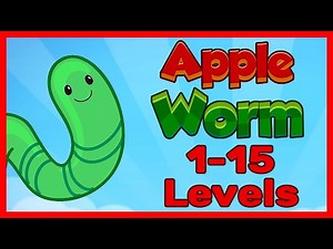 Apple Worm – All Levels 1 to 15 Walkthrough (No Deaths!)