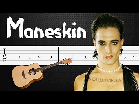 Beggin - Maneskin Guitar Tutorial, Guitar Tabs, Guitar Lesson (Fingerstyle)