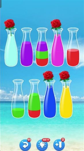 Water Sort Puzzle gameplay level 19🧠🎮#puzzlegames#colorsortpuzzle#watersortpuzzle