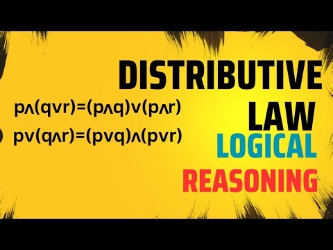 Distributive law of logical reasoning