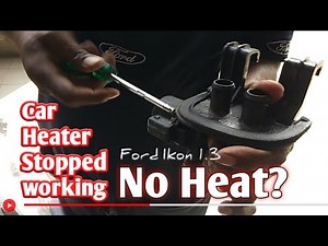 Ford Ikon / Fiesta Heater Control Valve Replace & Coolent Change Process
