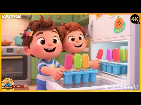 Kids Enjoy Make Colorful Popsicle Song For Kids | Artful Animations