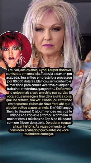 Diziam que ela estava acabada aos 28 anos