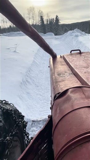 Heading toward summer 230 Timberjack with a 353 Detroit diesel #skidder #snow #farming #summer