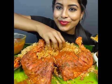 ASMR 🔥spicy eating viral video chicken leg piece 🔥🔥🍗🍗🔥‪@Jane_asmr‬
