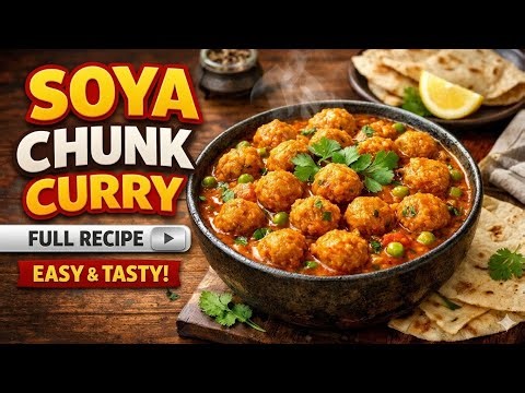 Super Tasty Soya Chunk Curry | Easy Protein-Rich Recipe