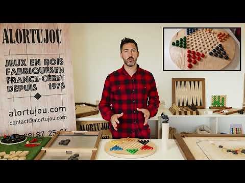 Règle de jeu des DAMES CHINOISES par Alortujou - Jeux en bois