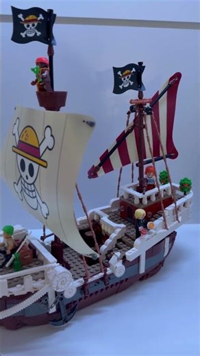 So fun building the Going Merry Lego from One Piece