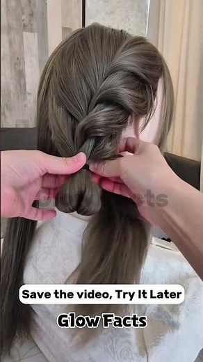 Cute Anime Hairstyle Tutorial 🎀 Easy Braided Bun Look #AnimeHairstyle #KawaiiHair #BraidedBun