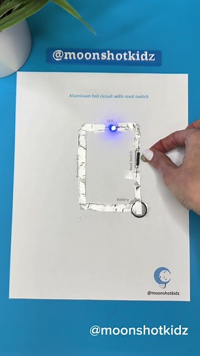Create a Simple Circuit with a Reed Switch and Aluminum Foil