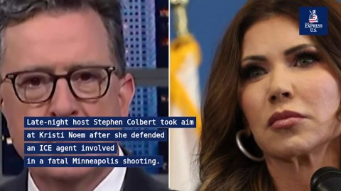 Stephen Colbert criticizes Kristi Noem after ICE shooting