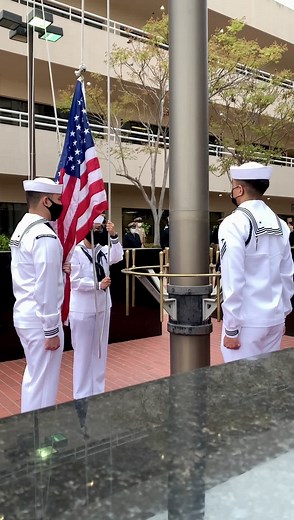 2.4K views · 102 reactions | Morning colors at NMCSD/NMRTC. | Naval Medical Center San Diego | Facebook