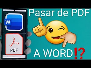 📄👈📚Como PASAR de PDF a WORD PASO a PASO (NUEVO MÉTODO 2025)