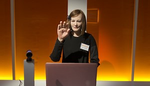 At the ArtScience Museum's new exhibition on artificial intelligence, you'll be greeted by a robot receptionist | Coconuts