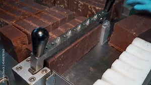 Making of Traditional Turkish halva at factory