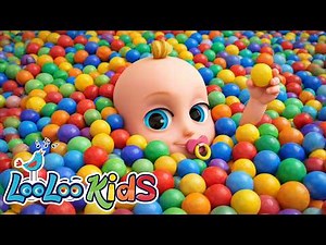 Johny Johny Yes Papa - Learn Colors with Colorful BALLS & Marble Run - Nursery Rhymes & Kids Songs