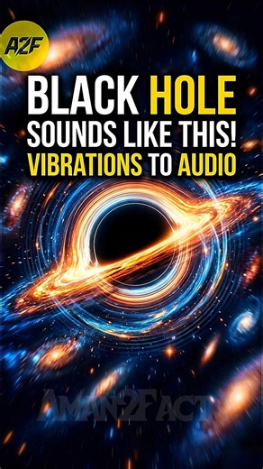 The Real Sound of a Black Hole! 🌌 Listen to how NASA turned space vibrations into sound. 🎧