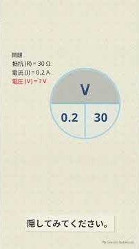 オームの法則（Ohm's Law）とは、回路を流れる電流の大きさは、加える電圧の大きさに比例するという電気の基本的な法則です