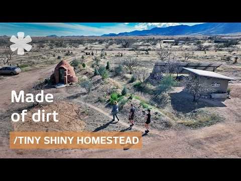 5 years building private village out of free dirt for family of 6