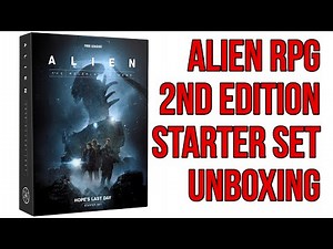 Alien RPG 2nd Edition Starter Set Unboxing / Pre-review