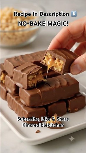 5-Minute No-Bake Chocolate Peanut Butter Rice Crispy Bars Recipe