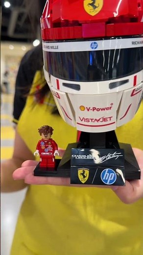 The new LEGO Editions Scuderia Ferrari HP Charles Leclerc Helmet has just arrived! | LEGO Stores