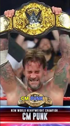 CM Punk Wins the World Heavyweight Title at SNME