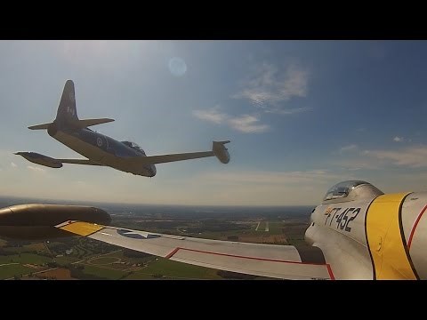 Flying Vintage Military Jets - SURPRISE for Air Force veteran! T-33 Flight VLOG