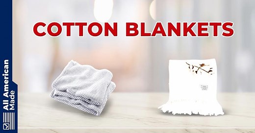 14 Cotton Blankets Made in USA (2025 Source List) - All American Made