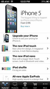 iOS Apple Store app updated for iPhone 5's screen | AppleInsider