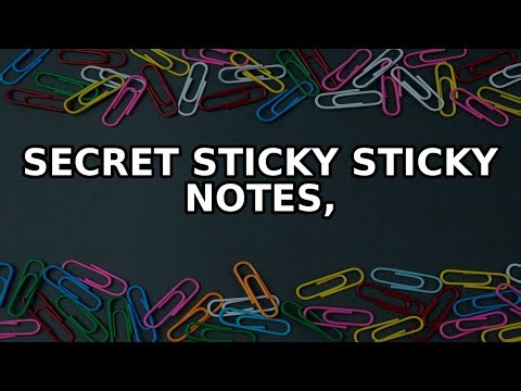 Sticky notes, the ubiquitous office supplies, hold a secret: they