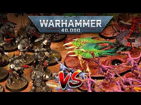Space Marines vs Tzeentch Daemons: Warhammer 40k DEATHMATCH Game 6