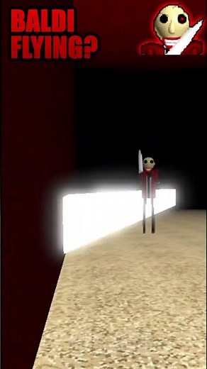 BALDIFELL GLITCHING AND FLYING #roblox #baldisbasicsplus #glitches #bossbattles