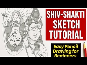 “How to Draw Shiv Parvati | Easy Pencil Sketch Tutorial for Beginners”