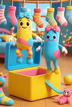 Two Little Socks – Fun Sock Hunt Song for Kids